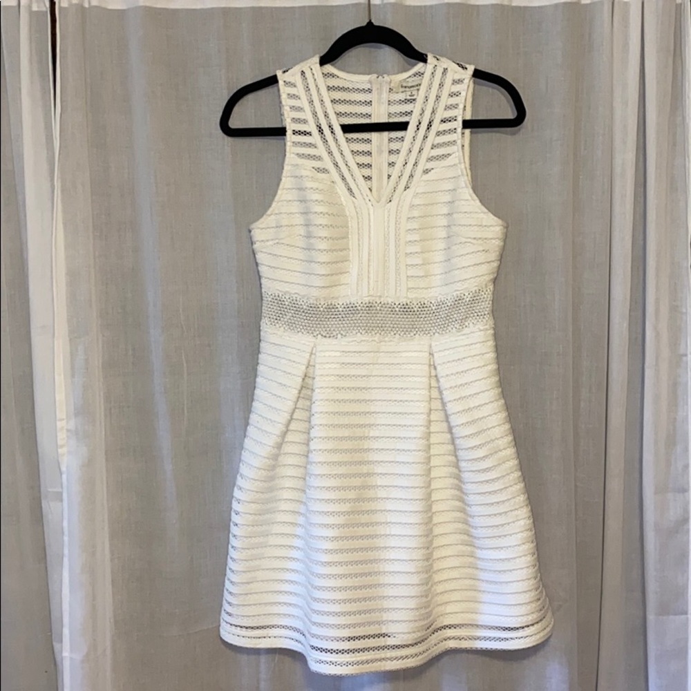 Francesca white crochet dress